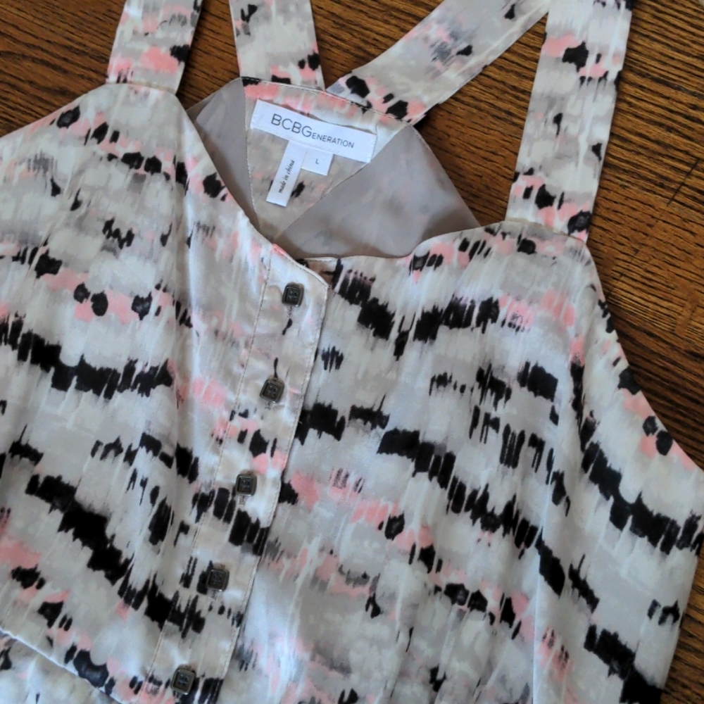BCBGENERATION Dress Large Summer L Bubble - Picture 2 of 6